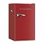 Frigidaire Retro Compact Fridge with Chiller, 3.2 cu ft Countertop Fridge with Built-In Bottle Opener, Compact Refrigerator for Office, Bedroom, Dorm Room or Cabin - 16.5" D x 19" W x 31" H (Coral)