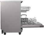 SPT SD-9263SSB 18″ Wide Portable Stainless Steel Dishwasher with ENERGY STAR, 6 Wash Programs, 8 Place Settings and Stainless Steel Tub