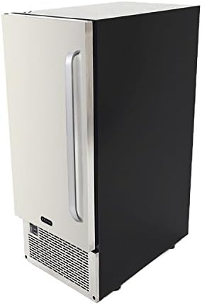 Whynter Built-in Ice Maker, 80 lb Per Day, Stainless Steel, UIM-502SS | Produces Clear Ice with Water Recirculation, NSF Inline Water Filter, Fresh Ice at Home for Everyday Use