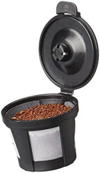 Commercial CHEF Single Serve Coffee Maker, 13-Ounce Water Tank, CHCM1B | Compatible with Coffee Pods, Includes Reusable Filter, One Touch Button for Brewing