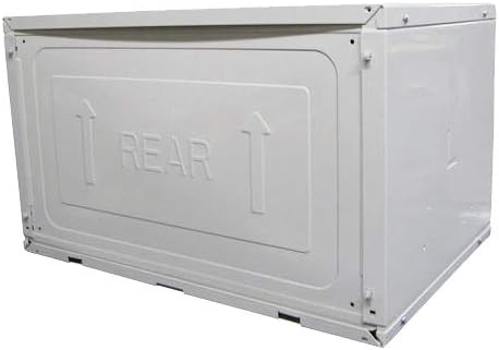 Perfect Aire PAWS1 Thru-The-Wall Air Conditioner Sleeve, Fits Standard 24-Inch TTW A/C Units | Fits select 24 in AC units; galvanized steel; front and rear covers included; corrosion-resistant white finish