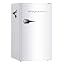 Frigidaire Retro Compact Fridge with Chiller, 3.2 cu ft Countertop Fridge with Built-In Bottle Opener, Compact Refrigerator for Office, Bedroom, Dorm Room or Cabin - 16.5" D x 19" W x 31" H (Coral)