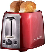 Brentwood TS-292R Cool Touch 2-Slice Extra Wide Slot Toaster, Red