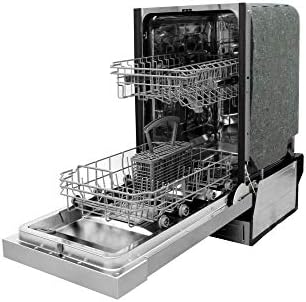 SPT SD-9254W Energy Star 18″ Built-In Dishwasher w/Heated Drying – White