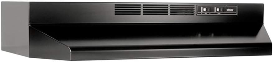 Broan-NuTone 413001 Non-Ducted Ductless Range Hood with Lights Exhaust Fan for Under Cabinet, 30-Inch, White | Under Cabinet Exhaust Fan for Kitchen Ventilation