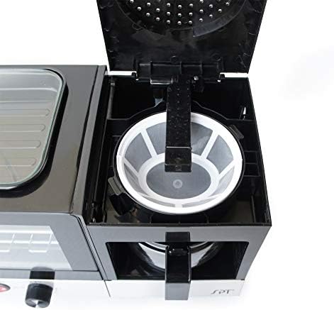 SPT BM-1120B: 3-in-1 Breakfast Maker, Stainless Steel & Black