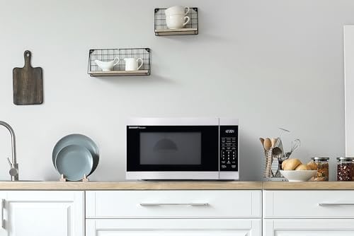 Sharp SMC1162KS 1.1 cu. ft. 1000W Stainless Steel Countertop Microwave Oven