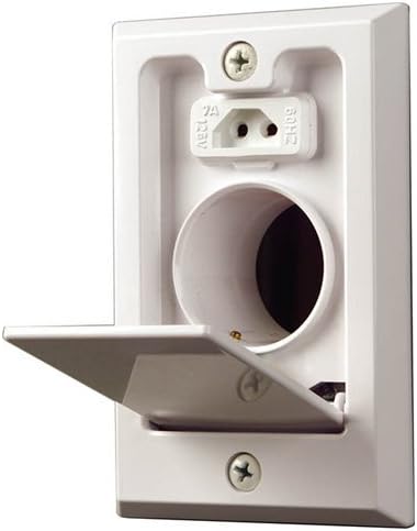 NuTone CI358 Central Vacuum Direct Connect Electrified Inlet White