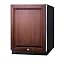 Summit 24" Undercounter Refrigerator, Stainless Steel - AL55 | 4.8 cu.ft. Capacity , ADA Compliant, Stainless Steel Door, Black Cabinet, Built-in or Freestanding