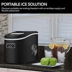 Whynter IMC-270MB Compact Portable Ice Maker, 27 lb. Capacity, Metallic Black