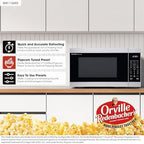 Sharp SMC1162KS 1.1 cu. ft. 1000W Stainless Steel Countertop Microwave Oven