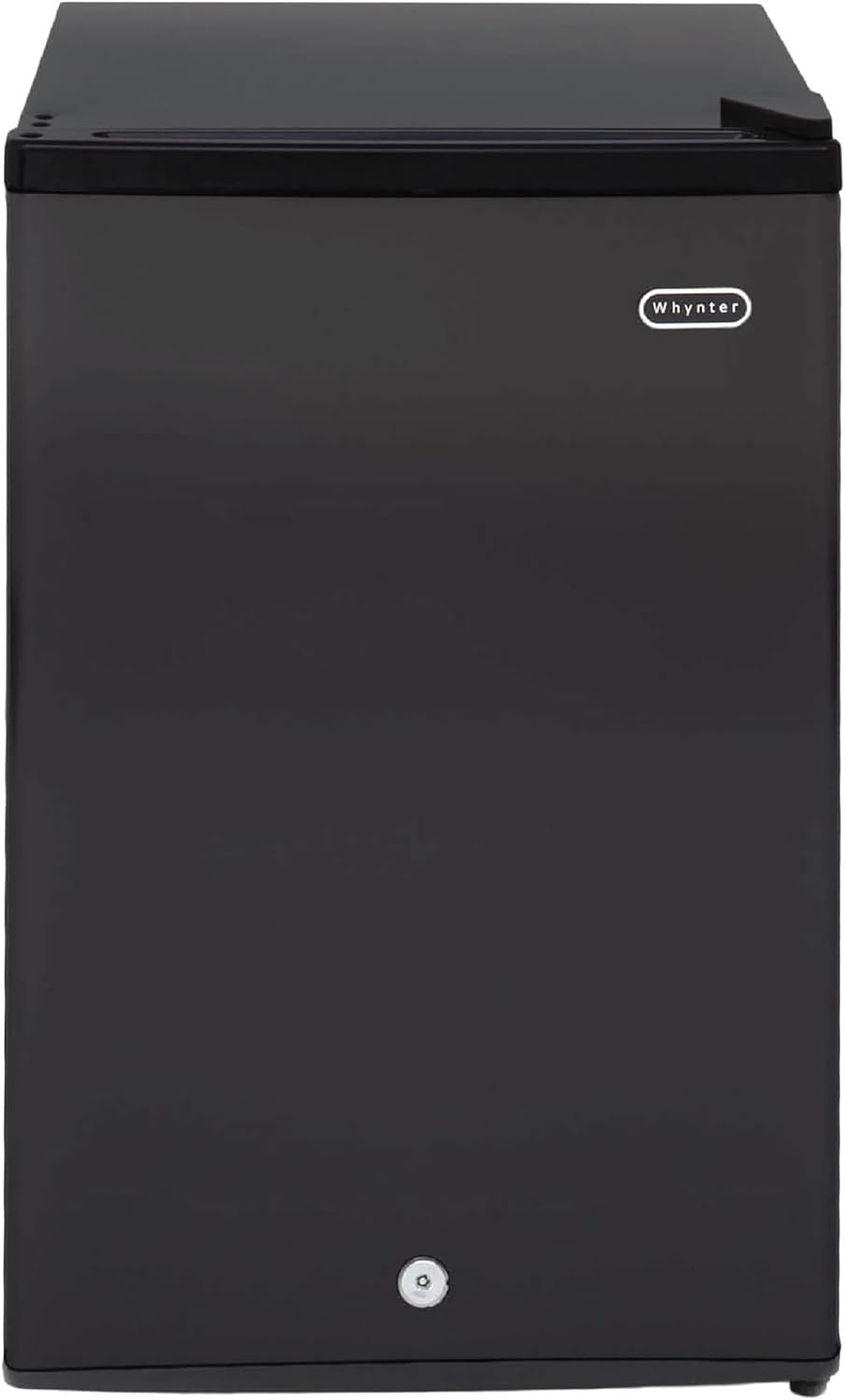 Whynter Upright Freezer 1.1 Cu Ft Lock, Mini Freezer, Stainless CUF-112SS | Adjustable Thermostat and Security Lock, Energy Star Rated, Reversible Door, Adds Compact Frozen Storage at Home