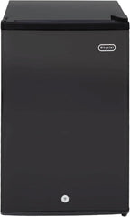 Whynter Upright Freezer 1.1 Cu Ft Lock, Mini Freezer, Stainless CUF-112SS | Adjustable Thermostat and Security Lock, Energy Star Rated, Reversible Door, Adds Compact Frozen Storage at Home