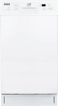 SPT SD-9254W Energy Star 18″ Built-In Dishwasher w/Heated Drying – White