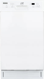 SPT SD-9254W Energy Star 18″ Built-In Dishwasher w/Heated Drying – White
