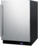 Summit 24” Outdoor Freezer with Ice Maker, Stainless Steel- SPFF51OSIM | 4.7 cu.ft. Capacity, Built-in , Weatherproof, Digital Thermostat