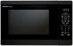 Sharp SMC1461KB 1.4 cu. ft. 1100W Black Countertop Microwave Oven