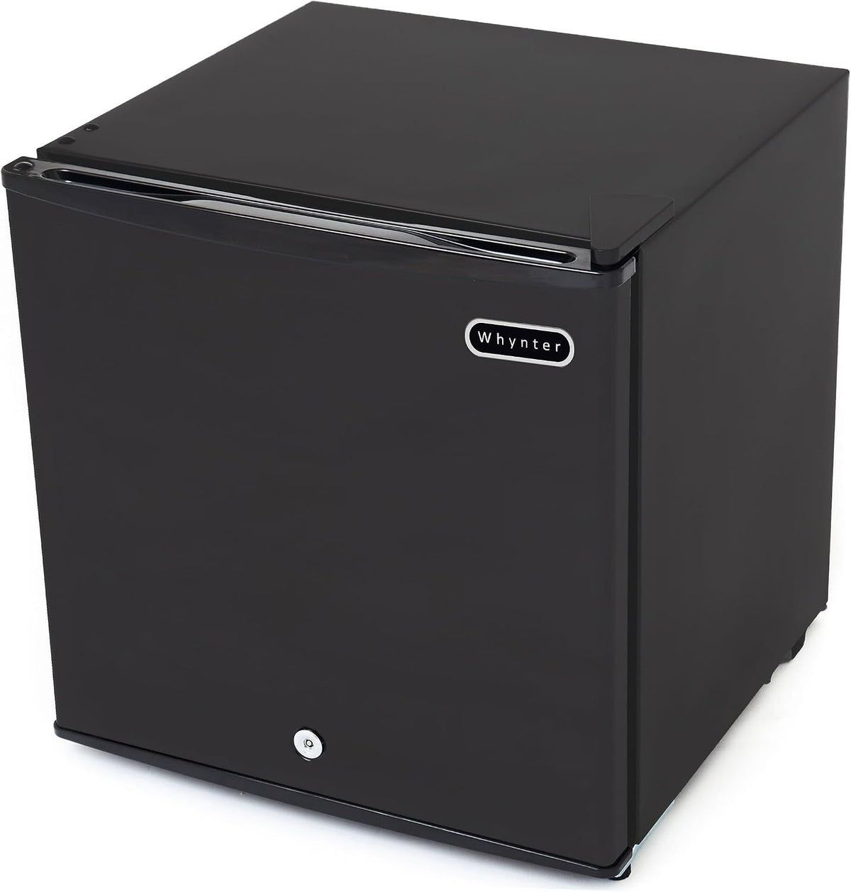 Whynter Upright Freezer 1.1 Cu Ft Lock, Mini Freezer, Stainless CUF-112SS | Adjustable Thermostat and Security Lock, Energy Star Rated, Reversible Door, Adds Compact Frozen Storage at Home