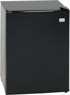 Avanti Mini Fridge Compact Refrigerator for Home Office or Dorm, Features Single Reversible Door Removable Shelves Automatic Defrost and Adjustable Temperature Control, 2.4-Cu.Ft, Black