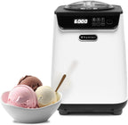 Whynter Ice Cream Maker with Compressor & Timer, 1.28 Qt, White, ICM-128WS | Built In Compressor, No Pre Freezing Needed, LCD Display and Timer, Fresh Homemade Frozen Treats, Trusted Whynter Quality