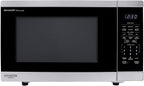 Sharp SMC1461KB 1.4 cu. ft. 1100W Black Countertop Microwave Oven