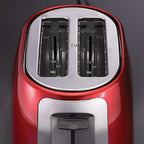 Brentwood TS-292R Cool Touch 2-Slice Extra Wide Slot Toaster, Red