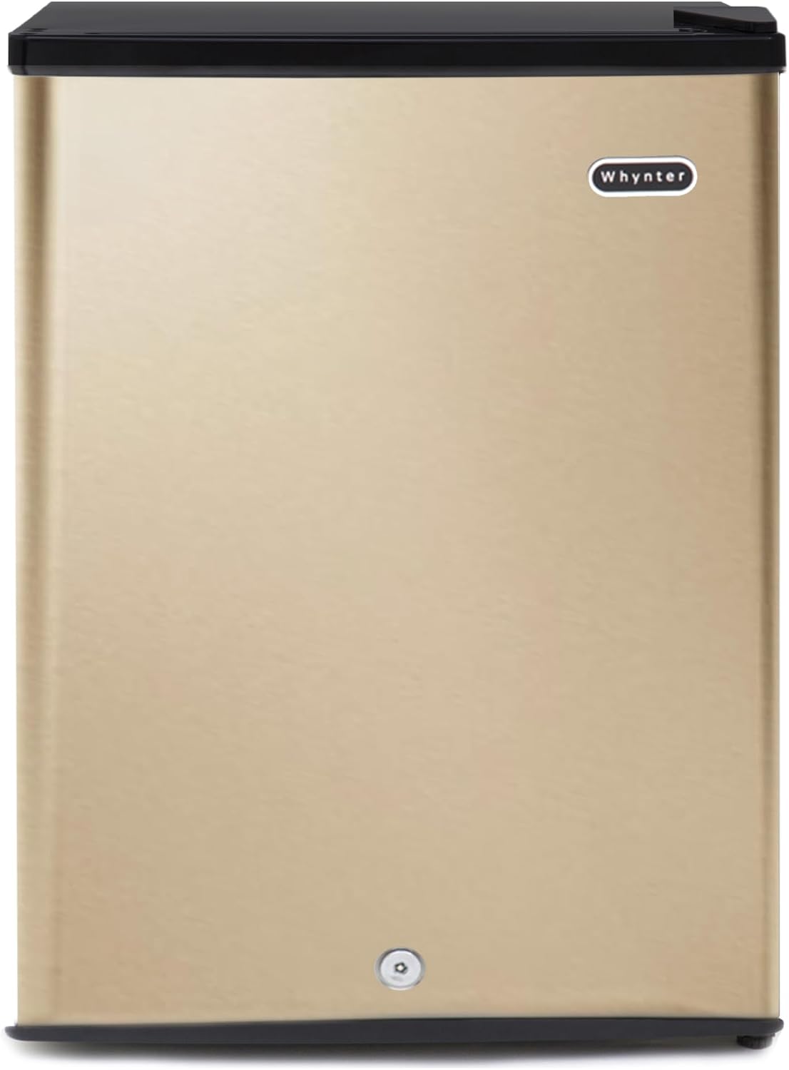 Whynter Upright Freezer 1.1 Cu Ft Lock, Mini Freezer, Stainless CUF-112SS | Adjustable Thermostat and Security Lock, Energy Star Rated, Reversible Door, Adds Compact Frozen Storage at Home