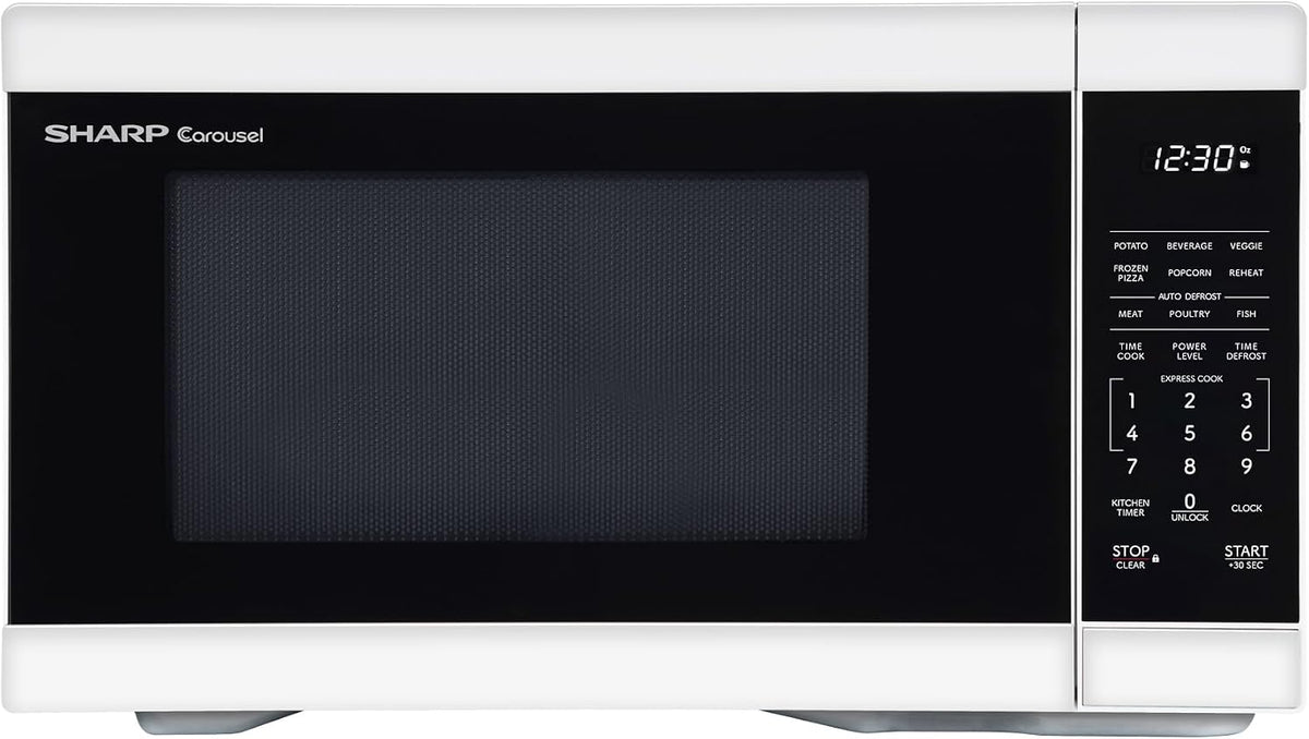 Sharp SMC1162KS 1.1 cu. ft. 1000W Stainless Steel Countertop Microwave Oven