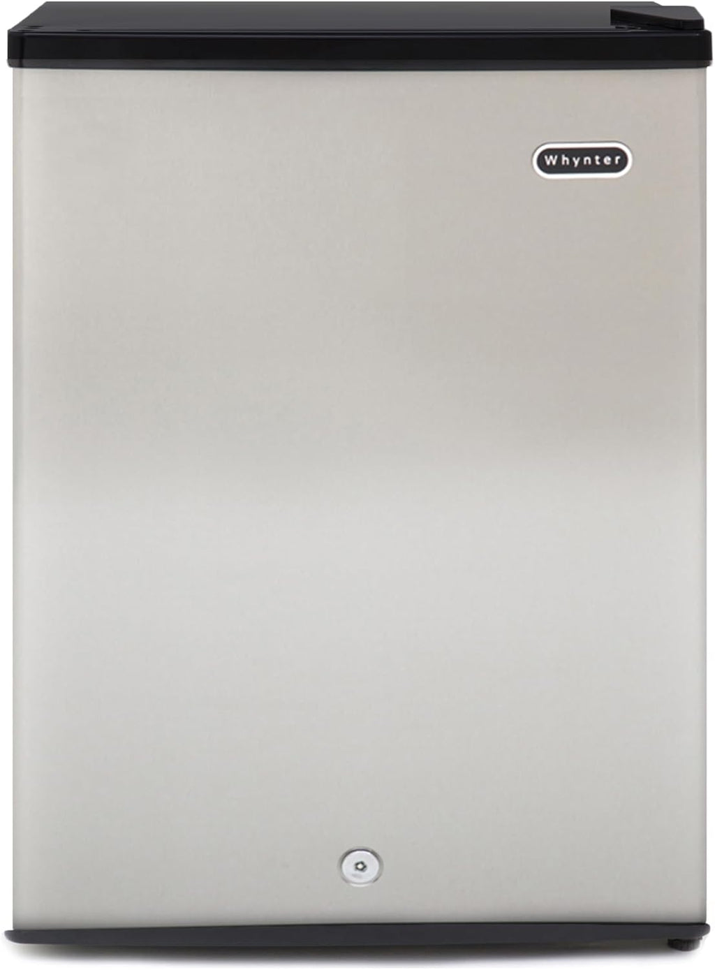 Whynter Upright Freezer 1.1 Cu Ft Lock, Mini Freezer, Stainless CUF-112SS | Adjustable Thermostat and Security Lock, Energy Star Rated, Reversible Door, Adds Compact Frozen Storage at Home