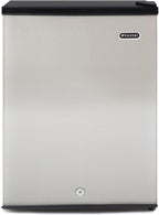 Whynter Upright Freezer 1.1 Cu Ft Lock, Mini Freezer, Stainless CUF-112SS | Adjustable Thermostat and Security Lock, Energy Star Rated, Reversible Door, Adds Compact Frozen Storage at Home