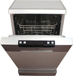 SPT SD-9263SSB 18″ Wide Portable Stainless Steel Dishwasher with ENERGY STAR, 6 Wash Programs, 8 Place Settings and Stainless Steel Tub