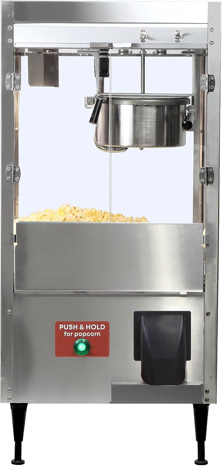 Auto Serve 8 Ounce Popcorn Machine Front Service Access Door