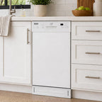 SPT SD-9254W Energy Star 18″ Built-In Dishwasher w/Heated Drying – White