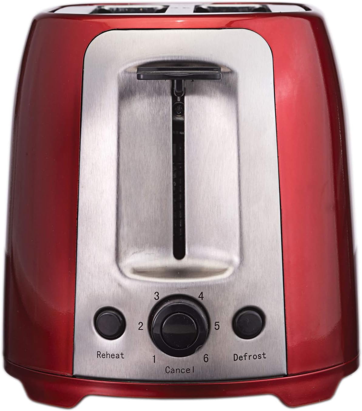 Brentwood TS-292R Cool Touch 2-Slice Extra Wide Slot Toaster, Red