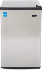 Whynter Upright Freezer 1.1 Cu Ft Lock, Mini Freezer, Stainless CUF-112SS | Adjustable Thermostat and Security Lock, Energy Star Rated, Reversible Door, Adds Compact Frozen Storage at Home