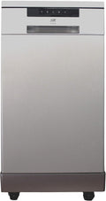 SPT SD-9263SSB 18″ Wide Portable Stainless Steel Dishwasher with ENERGY STAR, 6 Wash Programs, 8 Place Settings and Stainless Steel Tub