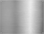 Summit 24" Wide Stainless Steel Backsplash | 24” Height Kitchen Backsplash, Dimensions 24.0" H x 24.0" W x 0.06" D, Made in the USA