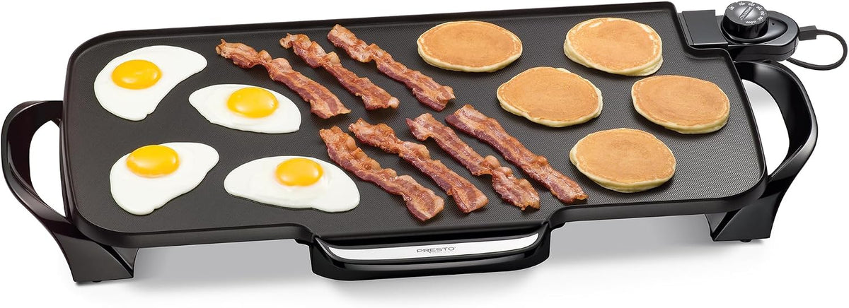 Presto 07062 22-Inch Ceramic Electric Griddle with Removable Handles