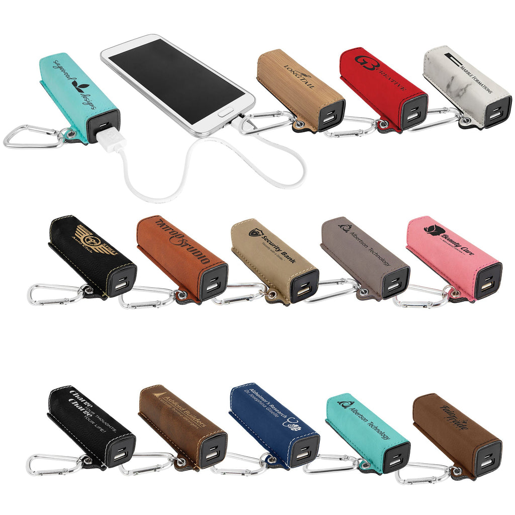 Leatherette Mini Power Bank