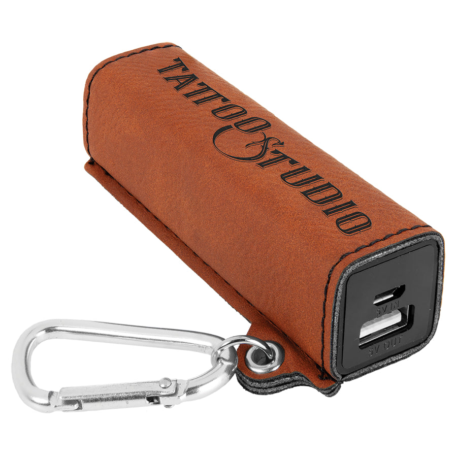 Leatherette Mini Power Bank