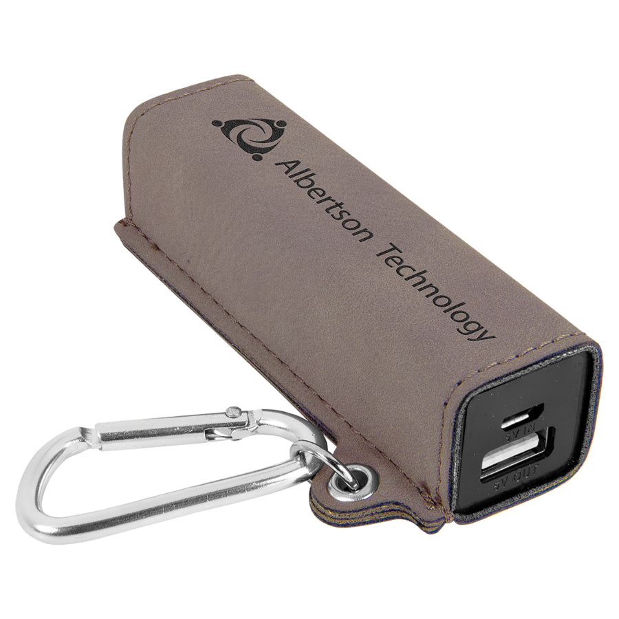 Leatherette Mini Power Bank