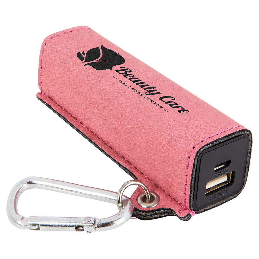 Leatherette Mini Power Bank