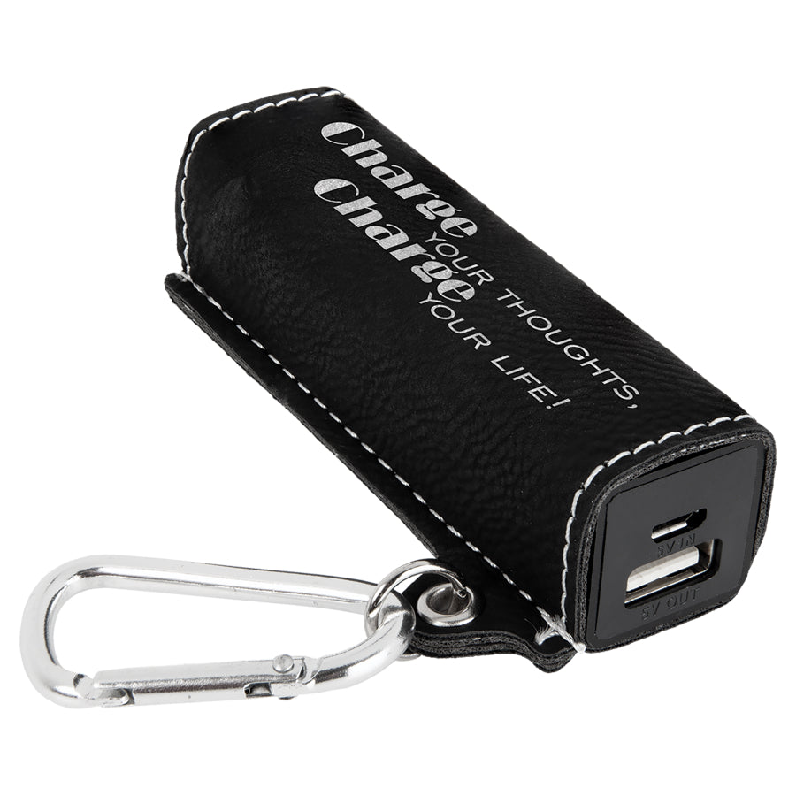 Leatherette Mini Power Bank