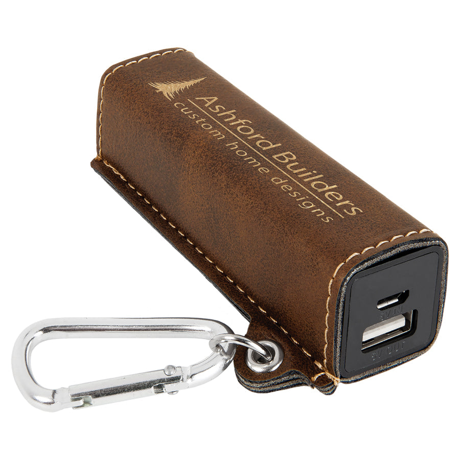 Leatherette Mini Power Bank