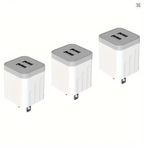 2.1A Dual Port USB Plug Power Adapter Charger Block Plug Cube For IPhone 15/14/13/12/Pro/Pro Max/Xs/XR/X/8, Galaxy S22 S21
