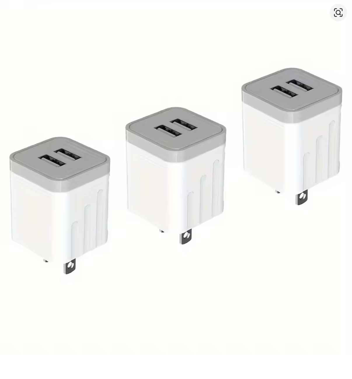 2.1A Dual Port USB Plug Power Adapter Charger Block Plug Cube For IPhone 15/14/13/12/Pro/Pro Max/Xs/XR/X/8, Galaxy S22 S21