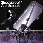 For iPhone17 16 15 14 13 12Pro Max Mini Soft Silicone Clear Cover Shockproof lot