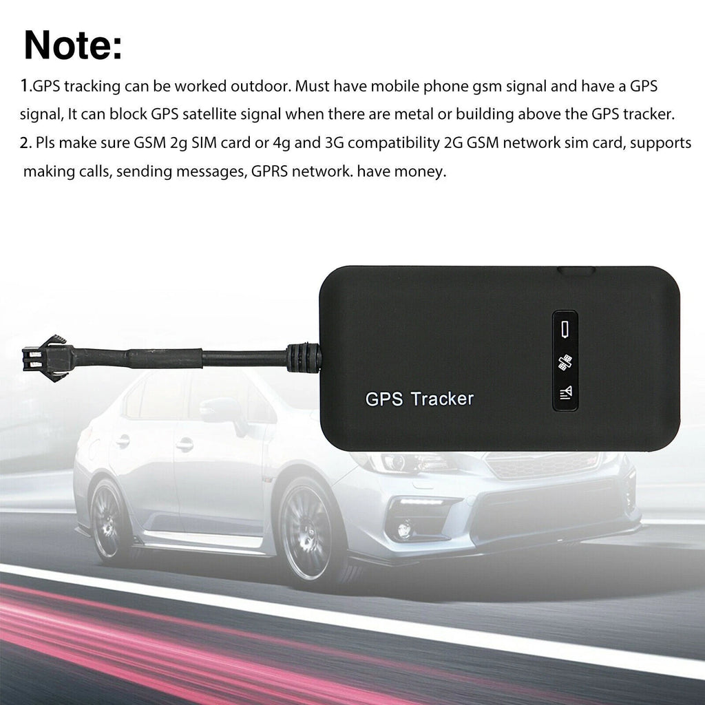 GPS Tracker Real-time Tracking Locator Device GPRS GSM Car/Motorcycle Anti Theft
