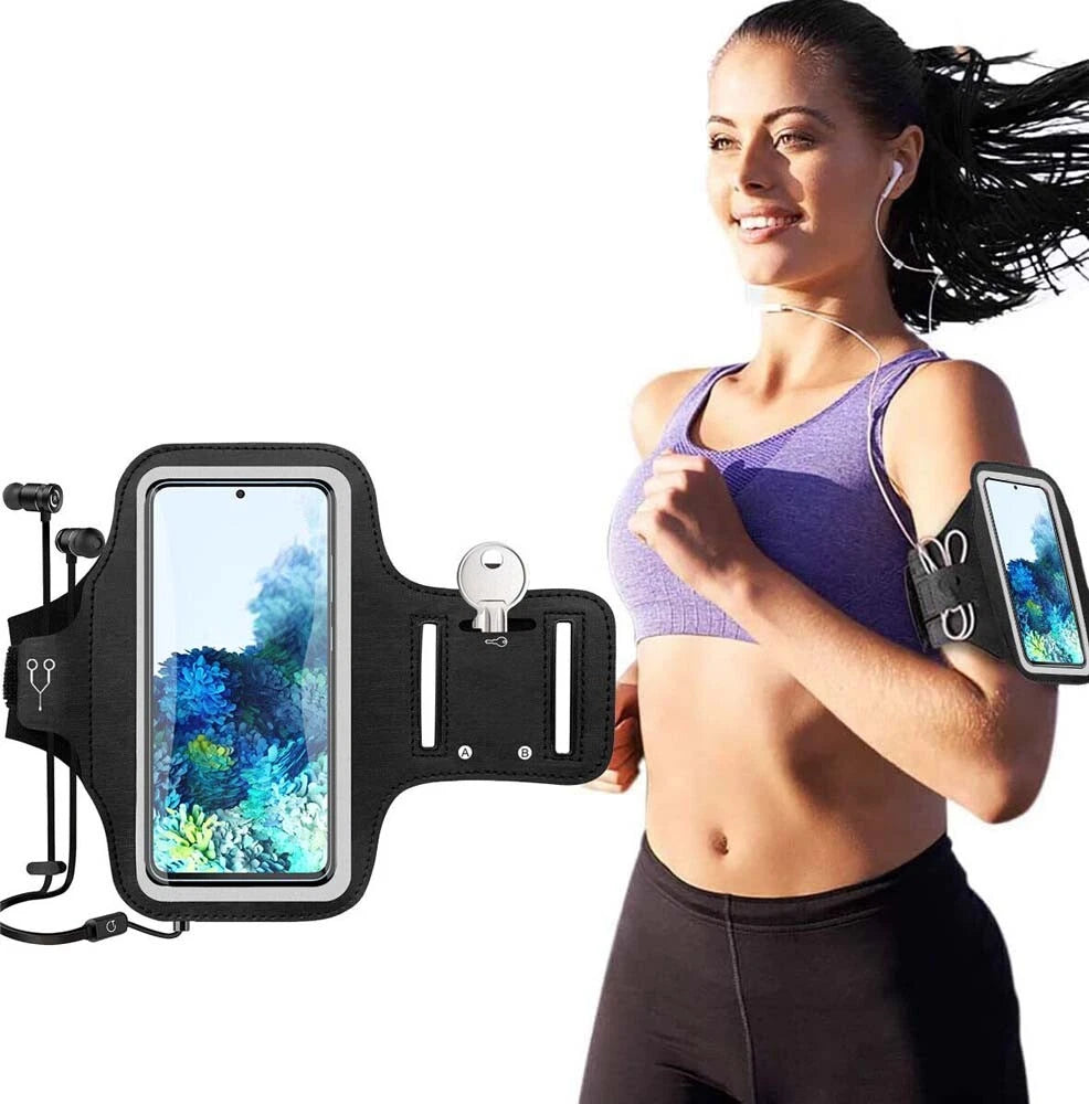 Waterproof Armband Case Sports Running Exercise Arm Band Phone Holder KeyBag LOT