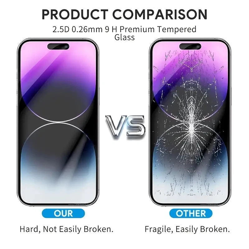 Tempered Glass Screen Protector For iPhone16 15 14 13 12 11 Pro Max X XS lot